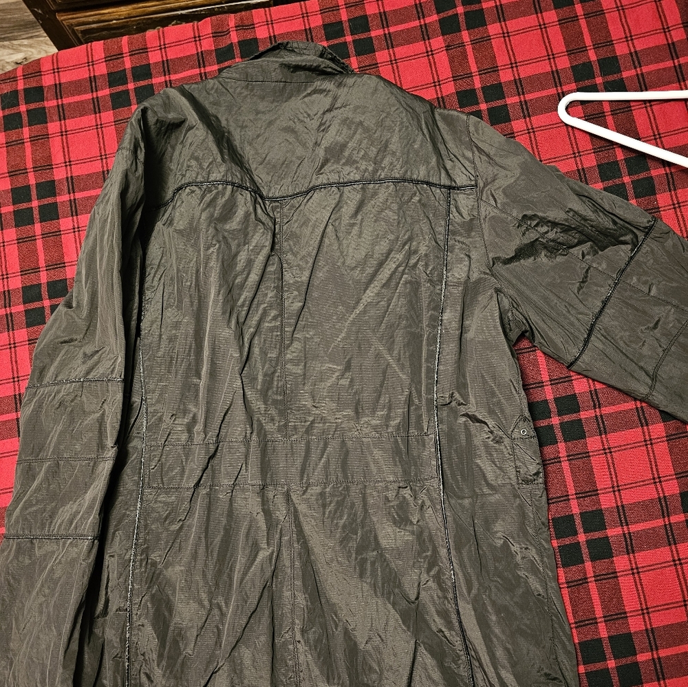 Warm rain jacket.